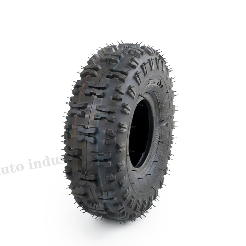 Picture of 4.10/3.50-4 Inner and Outer Tire 350-4 Inner and Outer Tire Hand Push Tiger Cart Cart Inflatable Inner Tire