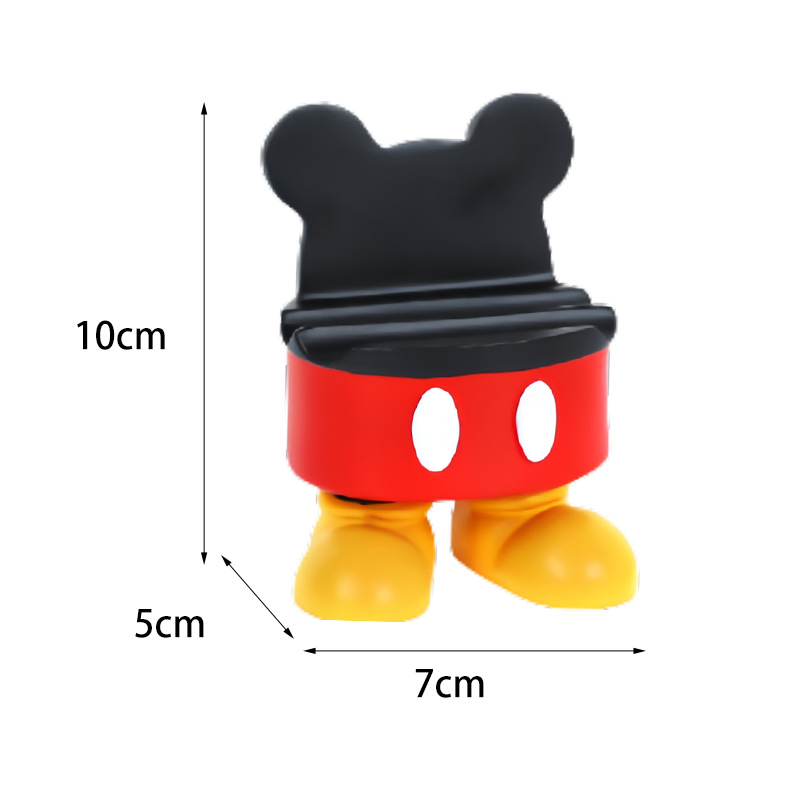 Picture of Cute Mickey Remote Control Storage Mobile Phone Holder Multi-Functional Storage Rack Resin Crafts Desktop Ornaments Decoration