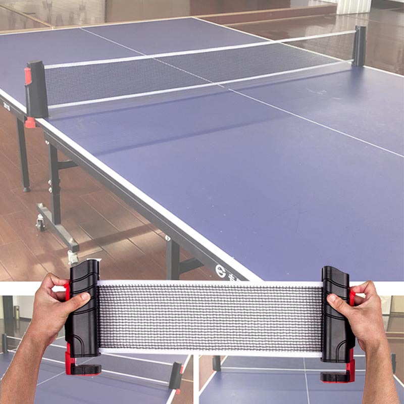 Picture of Table Tennis Net Rack Enhanced Thickened Portable Retractable Table Tennis Net with Net Table Net Competition Outdoor Universal