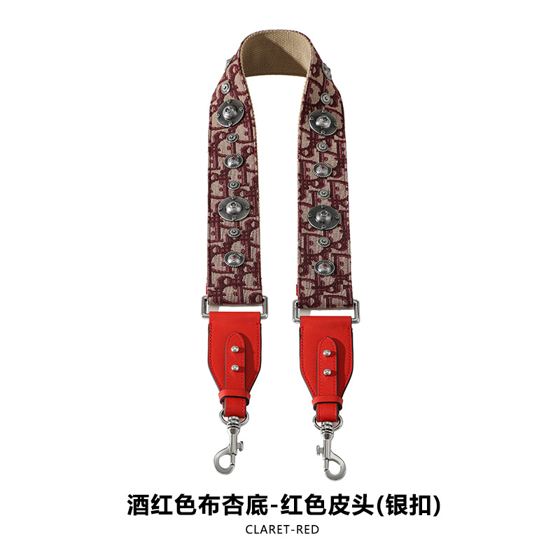 Picture of Mahuangshi MHS-F-66 Wide Bag with Canvas Shoulder Strap Shoulder Crossbody Cowhide Bag Accessories Bag Strap Comfortable D
