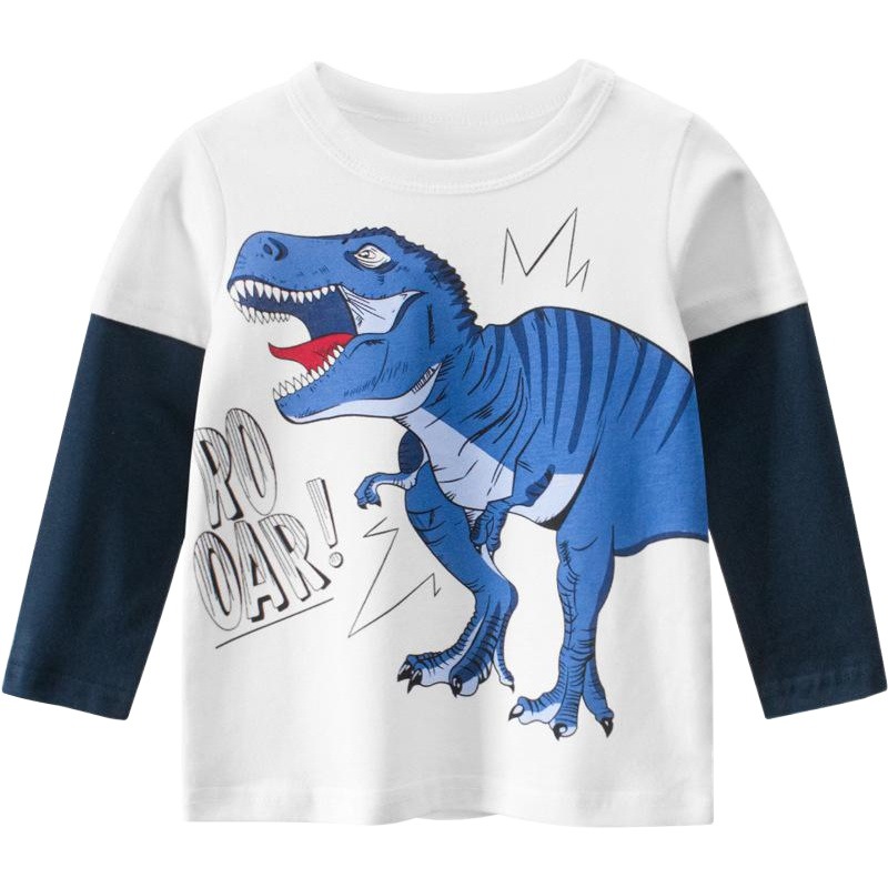 K-Style of Kidsren's Clothing Spring New Products 2024 Baby Clothes Boys Bottoming Shirt Kidsren's Long-Sleeved T-Shirt Dropshipping Ins