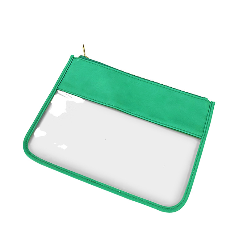 Picture of Simple PVC Transparent Shrunken Bag Waterproof Cosmetic Bag Beach Waterproof Mobile Phone Bag S/M Large Capacity Breathable Cosmetic Bag