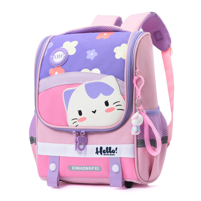 Picture of New children's bag small size cute cartoon boys and girls backpack kindergarten first grade primary school student schoolbag