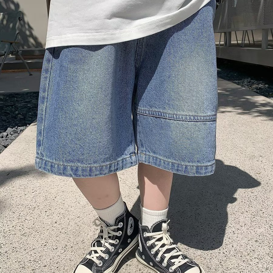 Picture of Artistic Children's Wear Ins Fashion Trend Lazy Harajuku Men's Pants New Style Elegant All-match Pants Popular Japanese Style