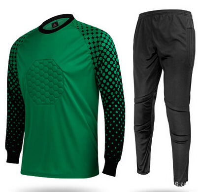 Picture of genuine goods Goalkeeper Clothing suit Adult Children Goalkeeper Clothing Professional Goalkeeper Clothing Thickened Sponge Protection Cushion