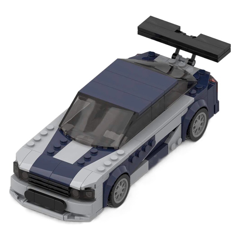 Moc Building Blocks Are Compatible with Lego Set Bmw M3 Jipin Speed Assembled Educational Toys Speed 8-Grids Model Car