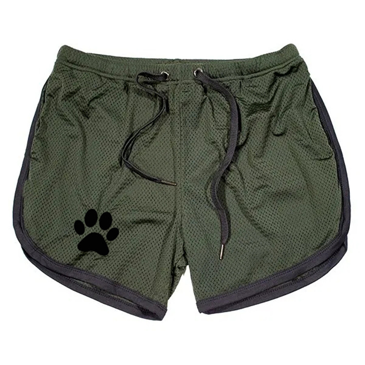 Picture of Summer Sports Men's Muscle Fitness Leisure Mesh Breathable Three-point Pants Running Training Beach Quick-drying Breathable Shorts