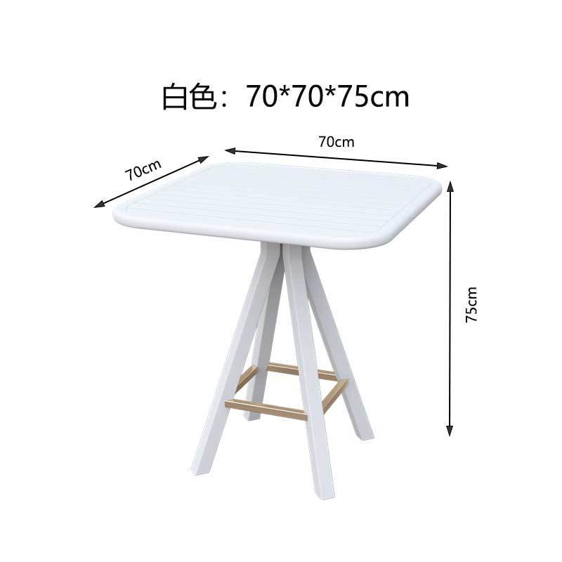 Picture of Outdoor Wrought Iron Courtyard Table and Chair Combination Cafe Internet Celebrity Metal Dining Table and Chairs Bar Industrial Style Outdoor Table and Chairs