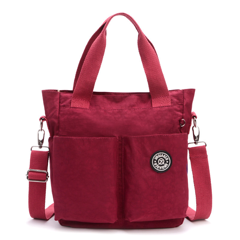 Fashion Lightweight Mummy Bag Women's Casual Large Capacity All-match Shoulder Bag Waterproof Nylon Cloth Travel Shopping Handbag