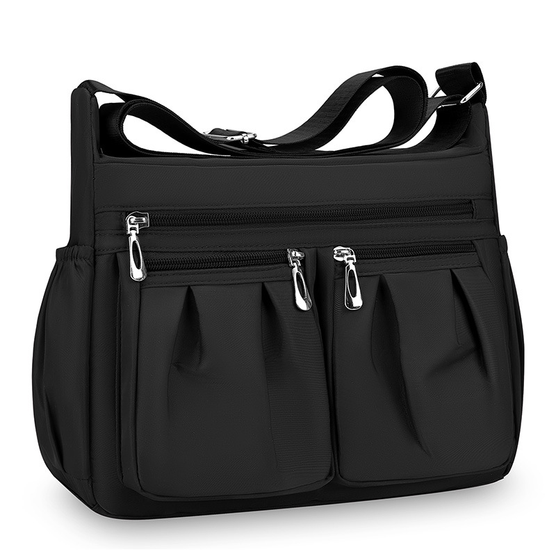 Picture of Cross-Border Wholesale Oxford Cloth Crossbody Bag for Women, Simple Nylon Women's Bag, Versatile Middle-Aged Mother's Fashion Multi-Layered Shoulder Bag