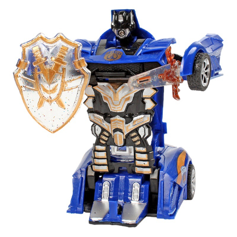 Children's Toys Inertial Impact Deformation Robot Deformation Collision Toy Deformation Car Street Stall Hot Selling Gifts Wholesale