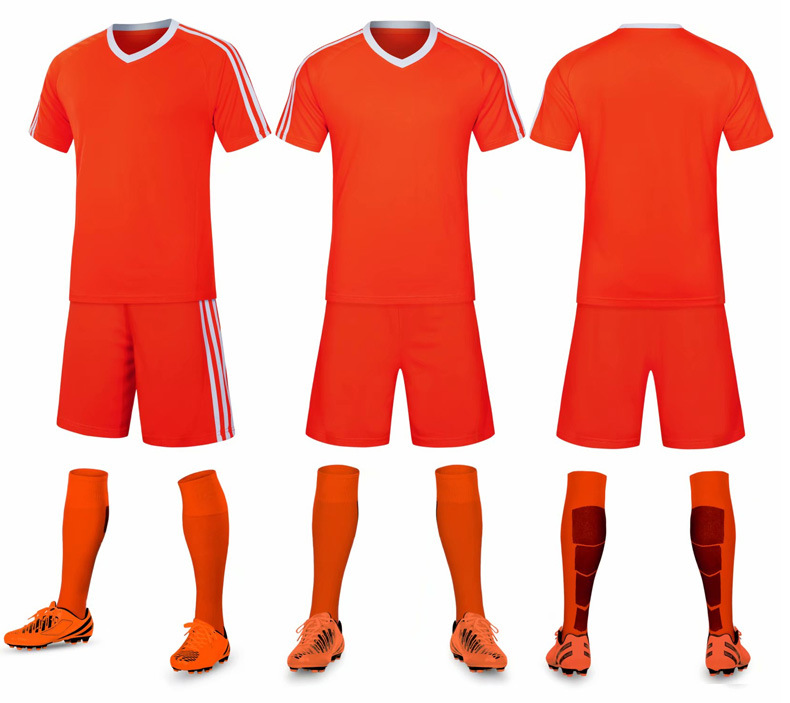 Picture of New Football Clothes Training Clothes suit Men's and Women's Short-sleeved Summer Adult Children's Game Team Clothes Football Clothes Fixed Printing