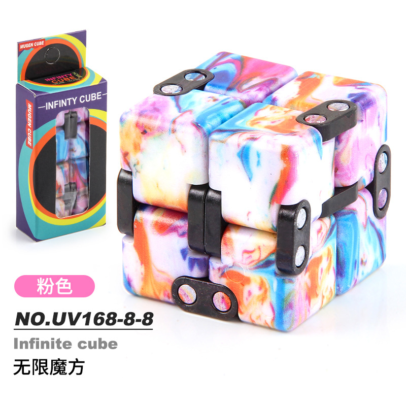 Picture of Source manufacturers infinite Rubik's Cube uv printing infinite folding decompression Rubik's Cube new strange fingertip toy second-order Rubik's Cube
