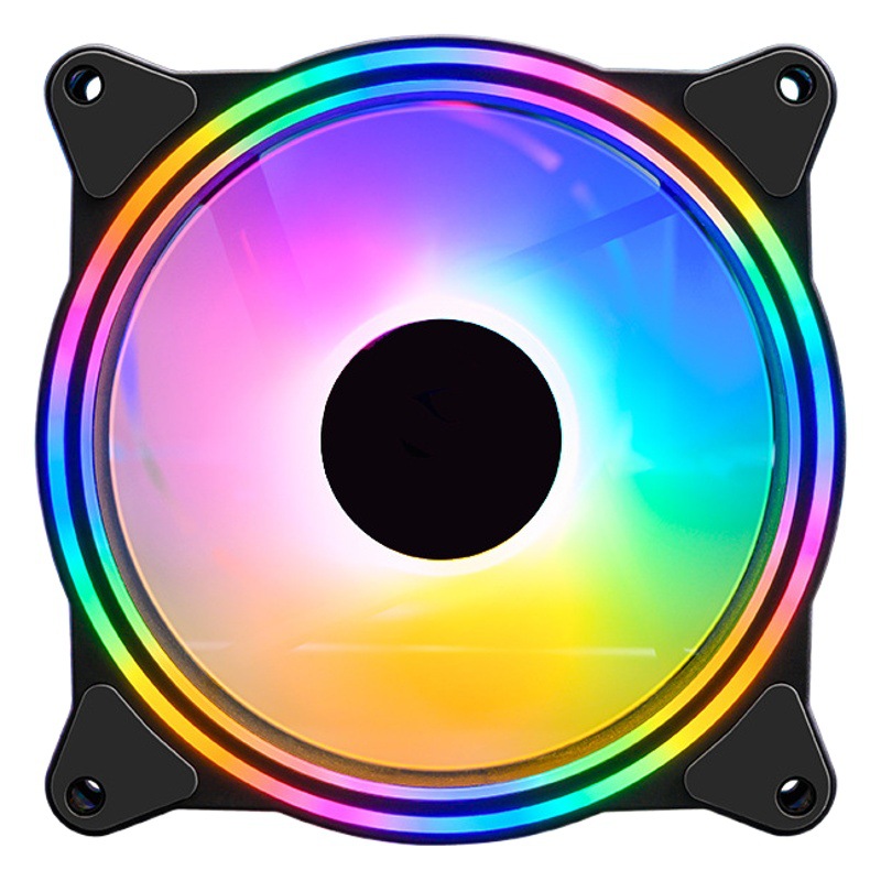 Cross border SE fan 12cm desktop host computer chassis radiator cpu silent cooling RGB fan
