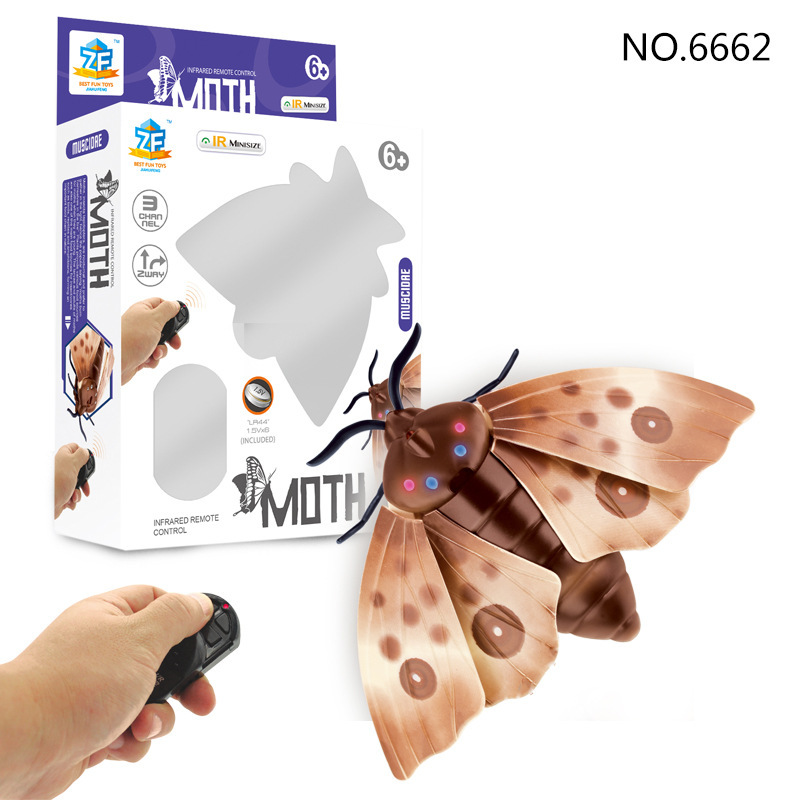 Picture of New exotic simulation infrared remote control insect fly bee ladybug crab mantis mouse trick toy wholesale