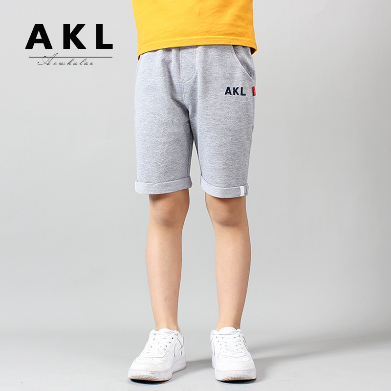 Picture of Boys summer Korean version of the new shorts children's clothing wholesale big children's cotton casual fashion children's pants