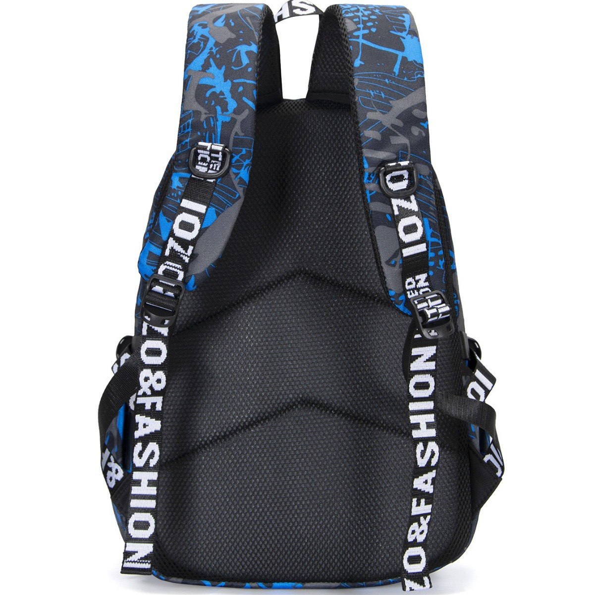 Picture of 2023 new blue black schoolboy schoolbag backpack camouflage large capacity cross-border computer bag wholesale