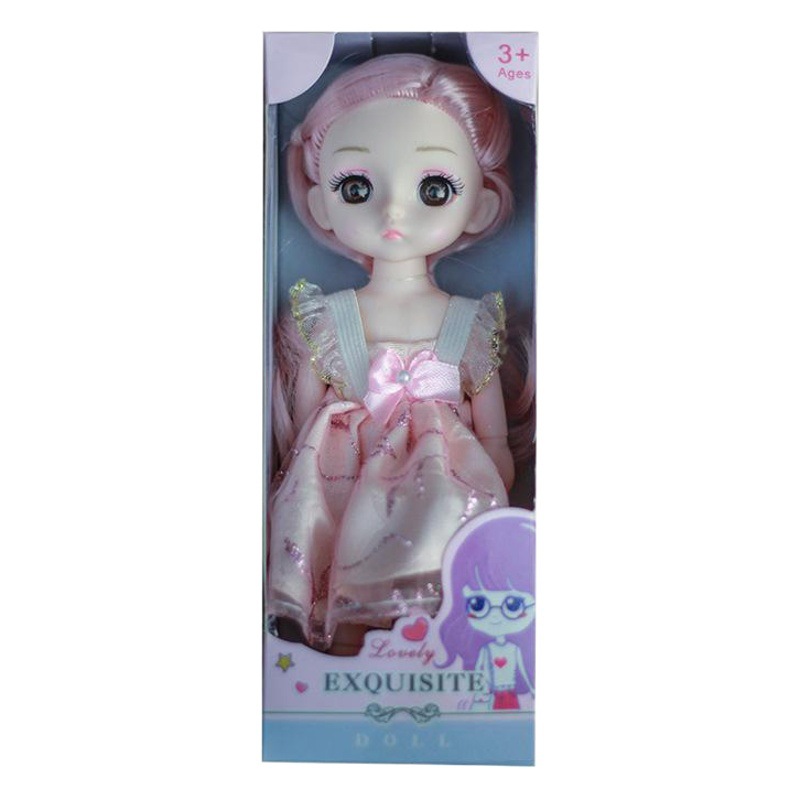 17cm Bardenby Doll Princess Set Dress-up Bjd Doll Girl Toy Birthday Gift 8 Piece Set