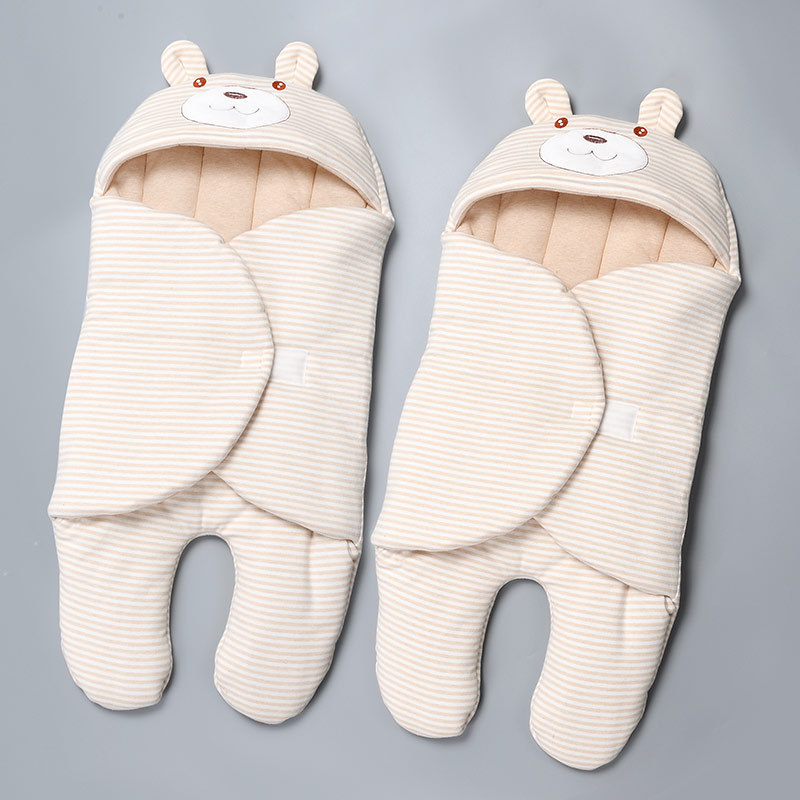 Picture of Factory direct processing a generation of hair agent baby sleeping bag newborn colored cotton legs thick warm sleeping bag