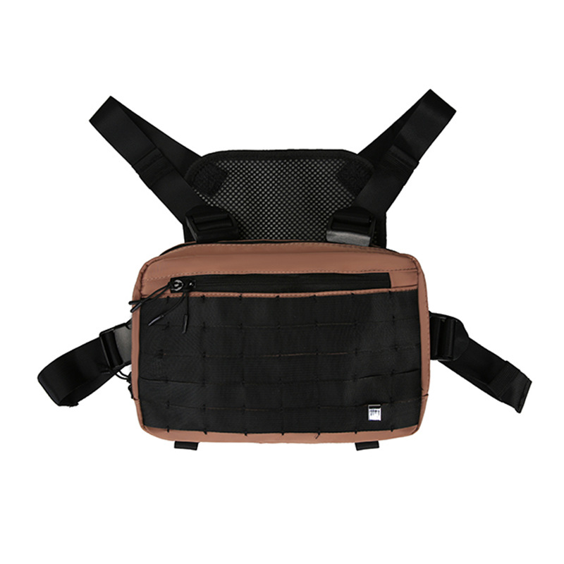 Picture of ins Kanye Same Style Men's and Women's Waist Bag Street Fashion Brand Tactical Chest Bag Functional Industrial Vest Chest Backpack