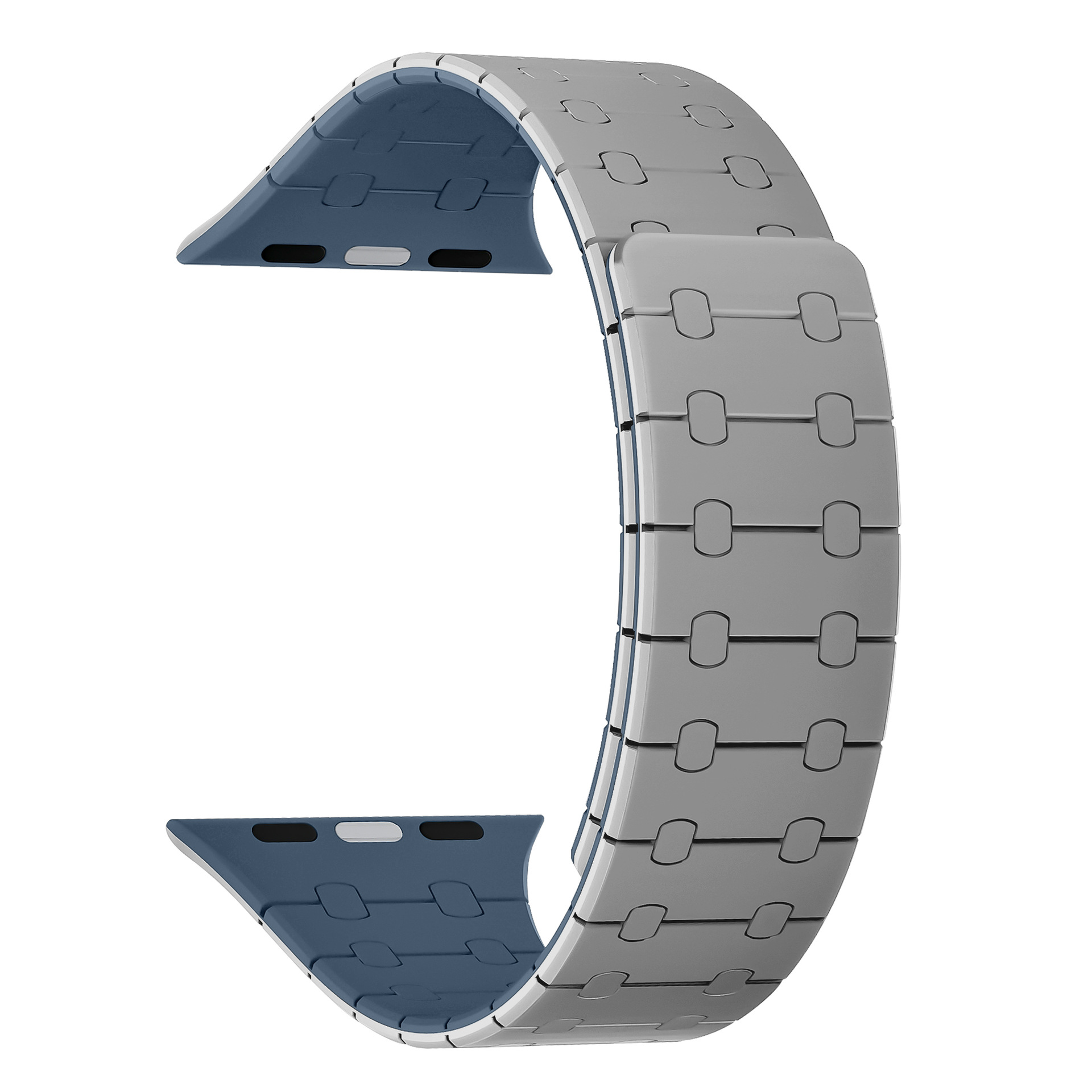 Picture of For Apple Watch Strap Magnetic Iwach8/9 Silicone Magnetic Apple Watch 8/9 Strap Classic Two-Tone