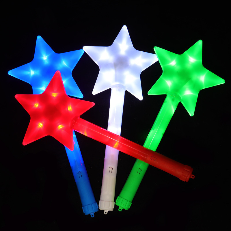 Picture of Douyin's Same Bobo Ball Starry Sky Ball Magic Wand Children's Fairy Wand Toy Glowing Night Market Plaza Hot Selling Wholesale