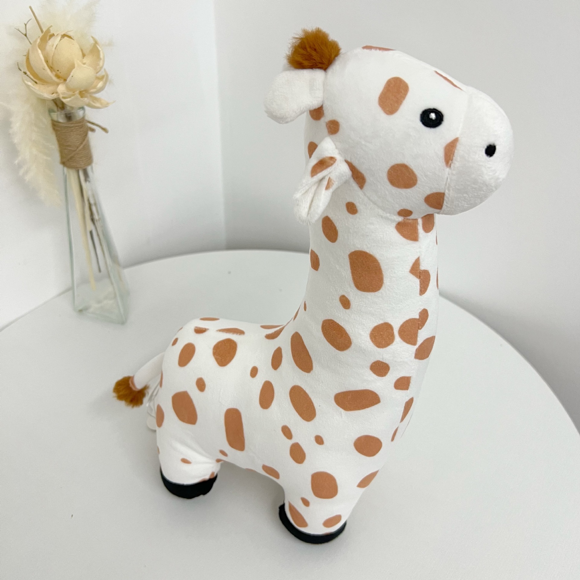 Picture of Popular Giraffe Plush Pillow Baby Newborn Sleeping Pillow Soothing Sleep Companion Pillow Leg-Hugging Gadget