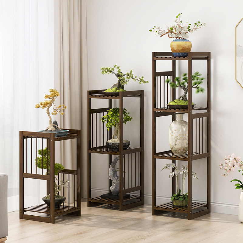 Picture of Household Living Room Indoor Fleshy Flower Rack Balcony Multi-layer Floor-standing Flower Rack Pot Rack Simple Windowsill Storage Rack