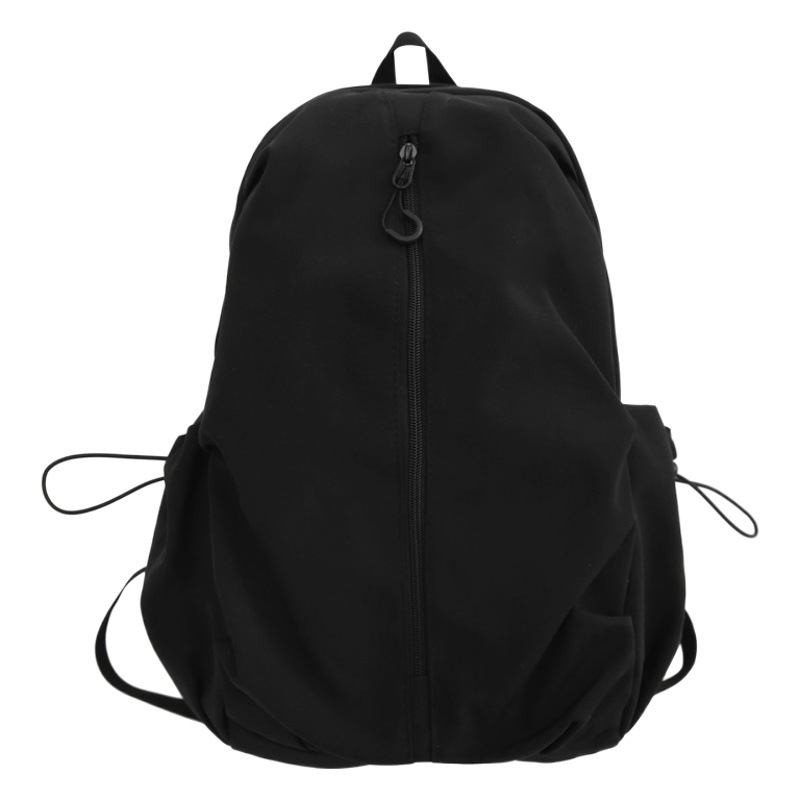 Simple female college student backpack men's fashion large capacity casual high school student schoolbag Rui camp travel bag campus style