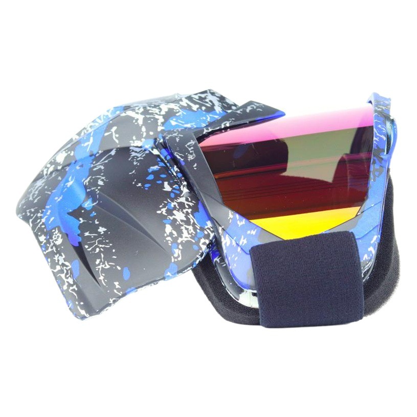 in stock cross-country motorcycle goggles adult new ski glasses detachable Harley goggles mask goggles