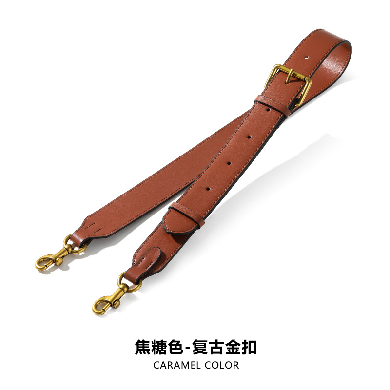 Picture of Ma Huangshi MHS-A-9 Litchi-grain Cowhide Bag Replacement Strap Dionyor Bag Long Shoulder Strap All-match Wide Shoulder Strap