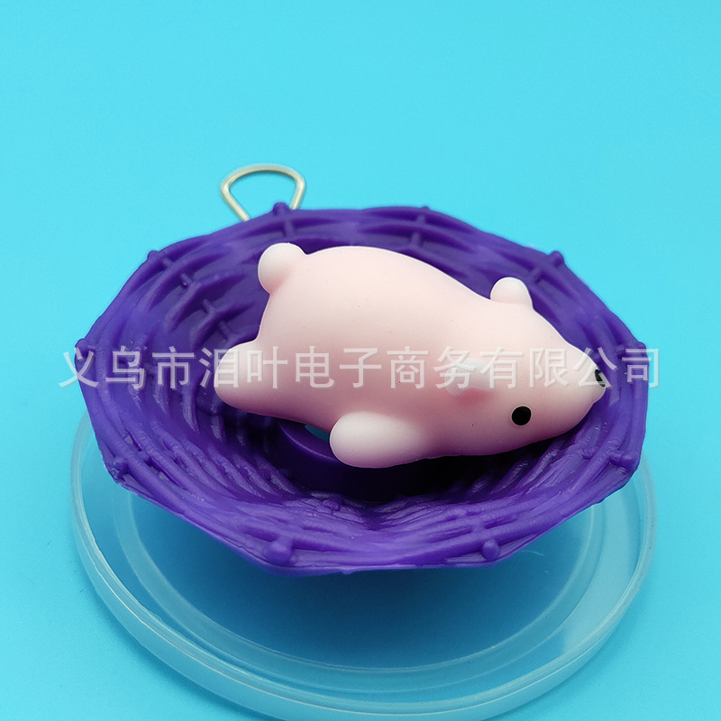 Picture of Cross-border soft Glue Creative students decompression stall selling decompression pinch music small animal vent toys small dumplings