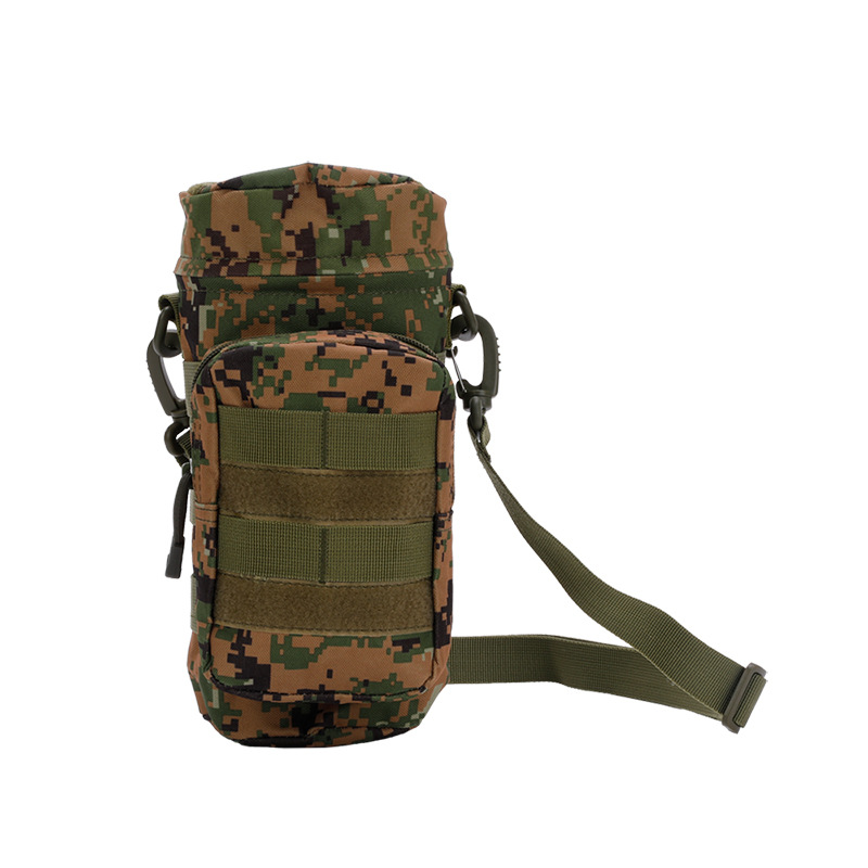 Picture of Tactical kettle bag EDC mobile phone kettle storage bag molle outdoor travel accessories water cup kettle hanging bag