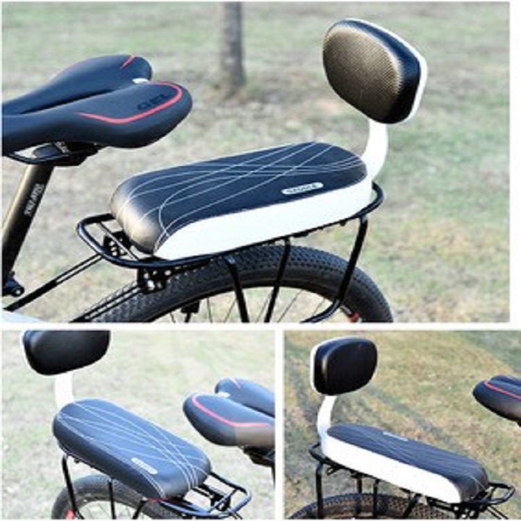 Picture of Bicycle Rear Cushion with Backrest Mountain Bike Rear Cushion Comfortable Child Seat Bicycle Rear Armrest