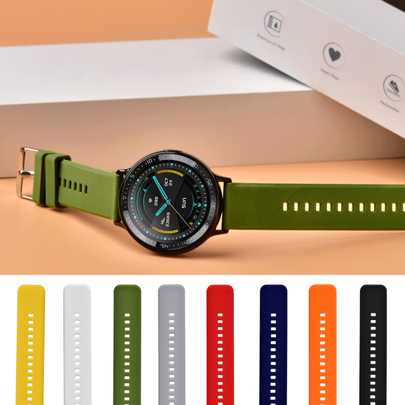 Picture of Factory in stock Huawei Gt4 Strap Environmentally Friendly No Odor Silicone Strap for Jiaming Huawei Bracelet 9 Strap