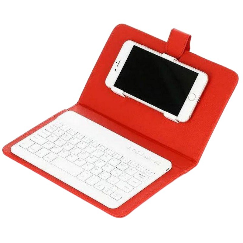 Mobile Phone Bluetooth Keyboard Leather Case Wireless Bluetooth Keyboard 7inch Specifications Available Three Systems Neutral Bluetooth Keyboard