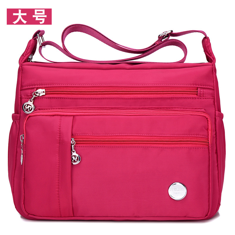 Picture of A generation of light casual large capacity nylon cloth bag women's trend Joker shoulder bag outdoor travel messenger bag