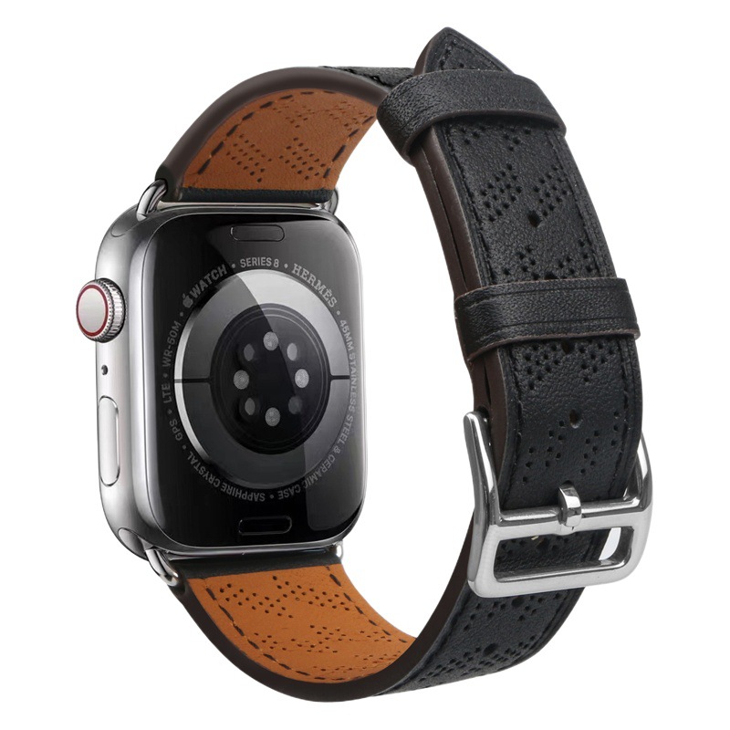 Suitable for Apple Watch Strap iwatch9Ultra2 Aimoshi Perforated Breathable applewatch1087546