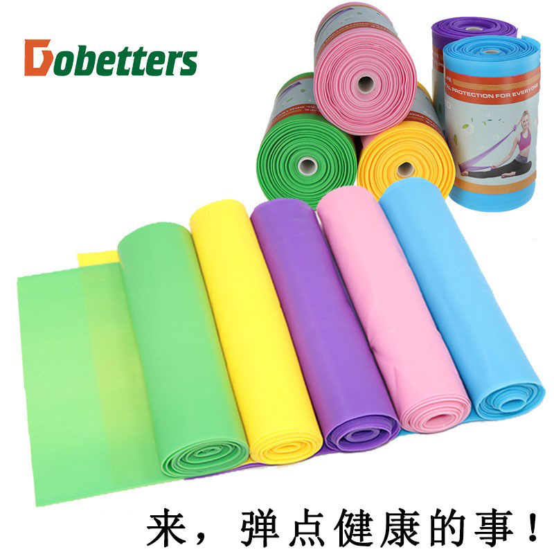Picture of tpe Yoga Rally Sheet Stretch Belt Tally Sheet Resistance Belt Tally Rope Fitness Tally Belt