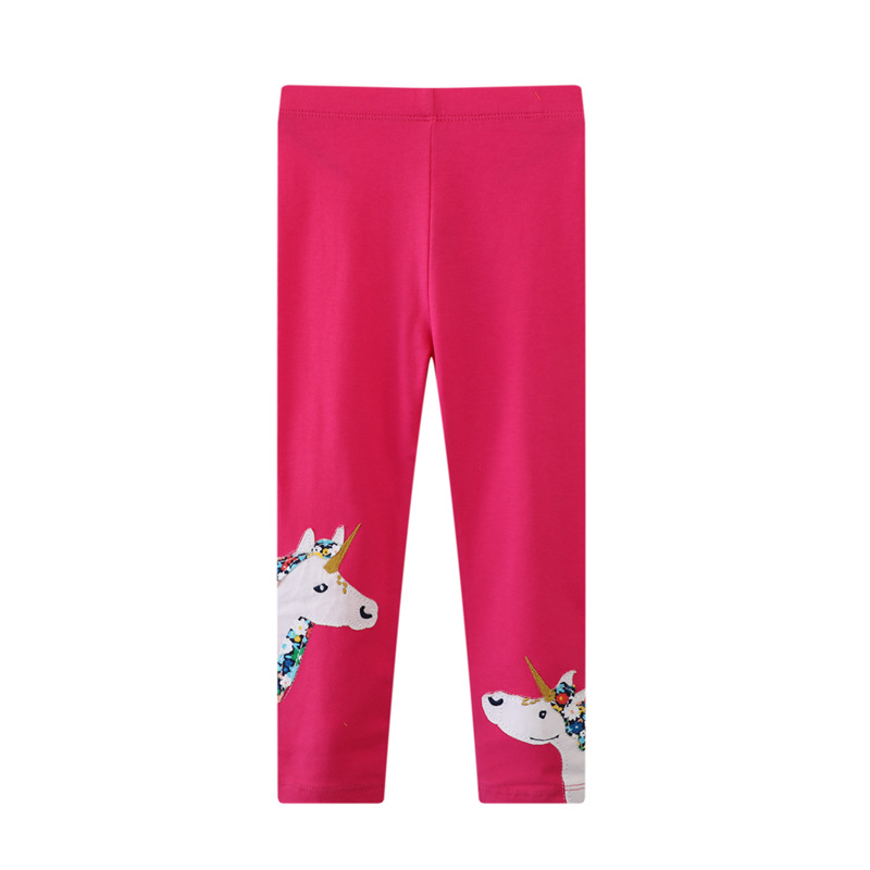 Picture of INS foreign trade spring, summer and autumn three seasons girls leggings modal embroidery girls pants wholesale generation