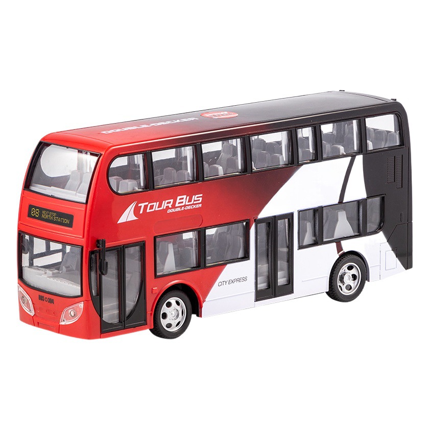 Large electric remote control car bus wireless light simulation car Children boy toys cross-border wholesale