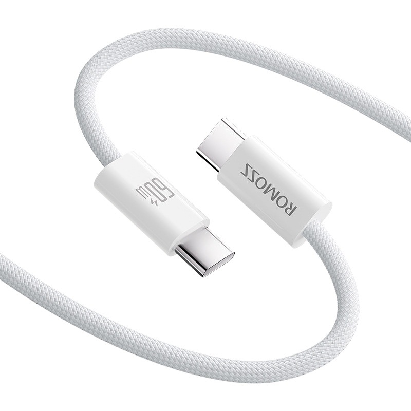 ROMOSS Romance data line PD60W fast charging Type-C braided line for Apple 15 mobile phone charging line