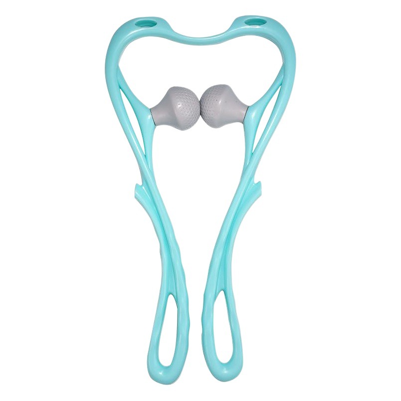 Manual Cervical Spine Massager Shoulder Neck Handheld Roller Cervical Spine Massager Neck Clip
