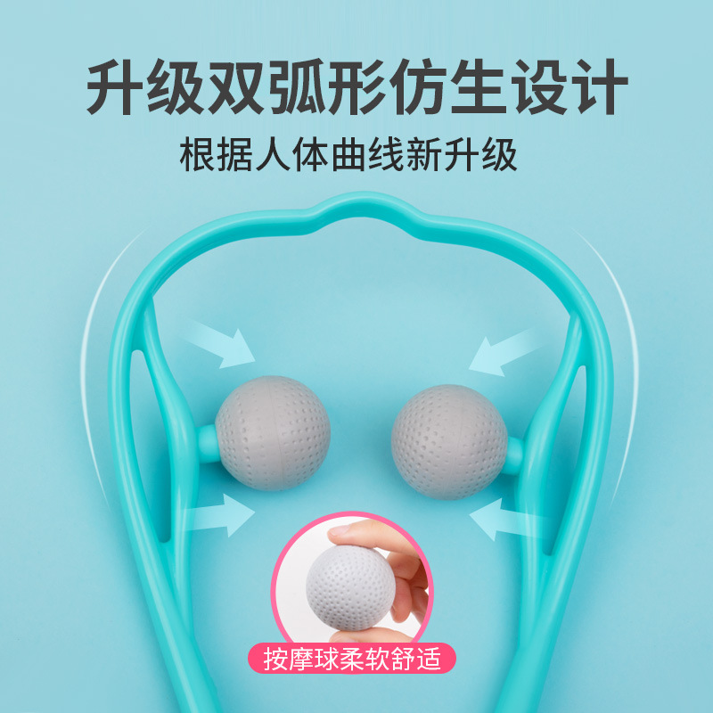 Picture of Manual Cervical Spine Massager Multifunctional Kneading Household Manual Neck Clamp Shoulder and Neck Massager