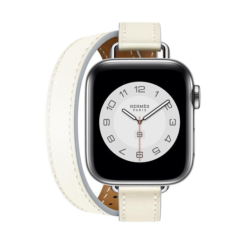 Picture of For Apple Watch applewatch Strap s10 Double Circle Thin Leather Strap Apple Watch 87654se