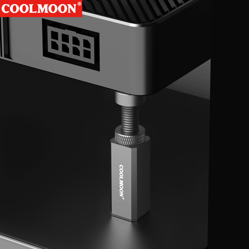 Picture of Computer graphics card companion fixed support desktop mini spiral retractable vertical magnetic suction graphics card bracket
