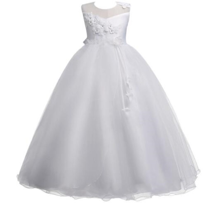 Picture of Children's Princess Skirt Mesh Foreign Trade Girl's Dress Flower Girl's Dress Skirt Big Child Host Show Dress