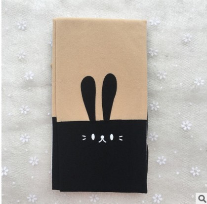 Picture of Girls Pantyhose Girls Pantyhose Velvet Stitching Anti-hook Silk Cartoon Student Baby White Children Dance Socks