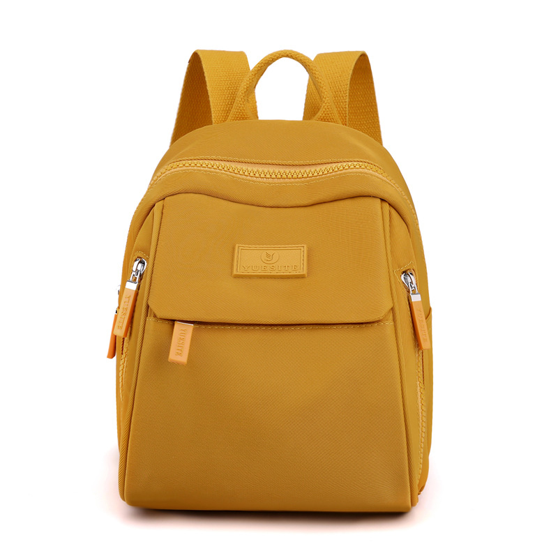 Picture of Large-Capacity Commuter Travel Bag, Fashionable Women's Backpack, Casual Student School Bag, Trendy Water-Repellent Nylon Cloth Bag