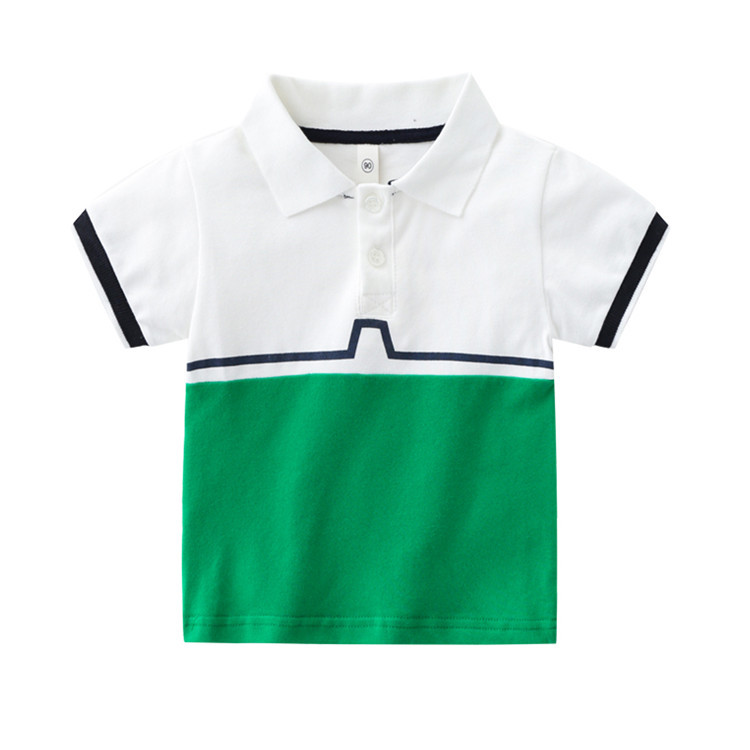Picture of Boys' Summer Short-sleeved T-shirt Children's Round Collar Shirt Baby's Three-dimensional Cartoon Casual Short-sleeved Top New Fashionable